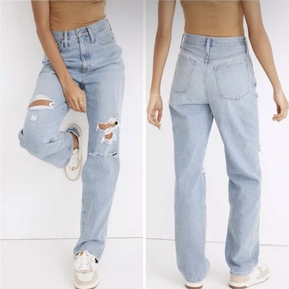 Madewell Baggy Straight Jeans